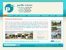 Tablet Screenshot of pacificvetcare.com.au